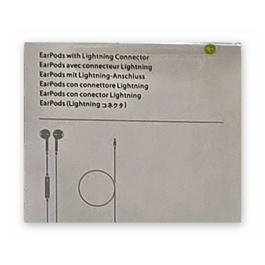 Audífonos manos libres Lightning de Apple, otra vista, a la venta en Smart Fix Ponce