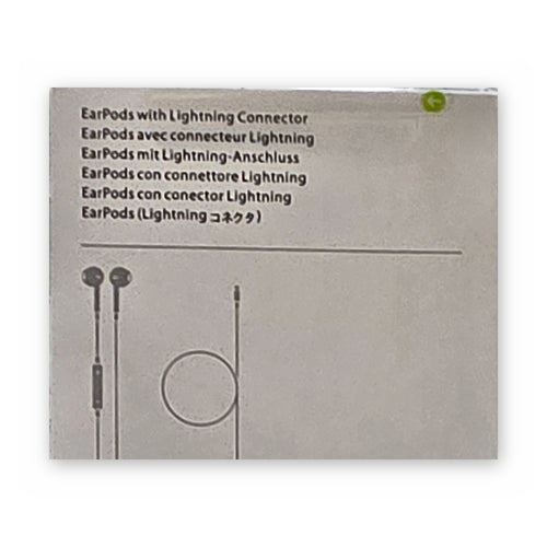 Audífonos manos libres Lightning de Apple, otra vista, a la venta en Smart Fix Ponce