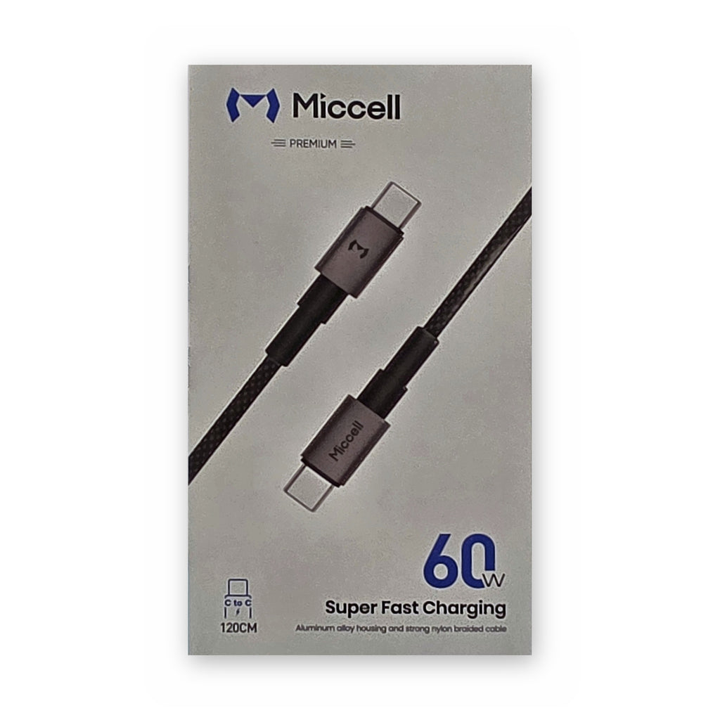 Cable USB-C a USB-C de 3 pies MICCELL, a la venta en Smart Fix Ponce