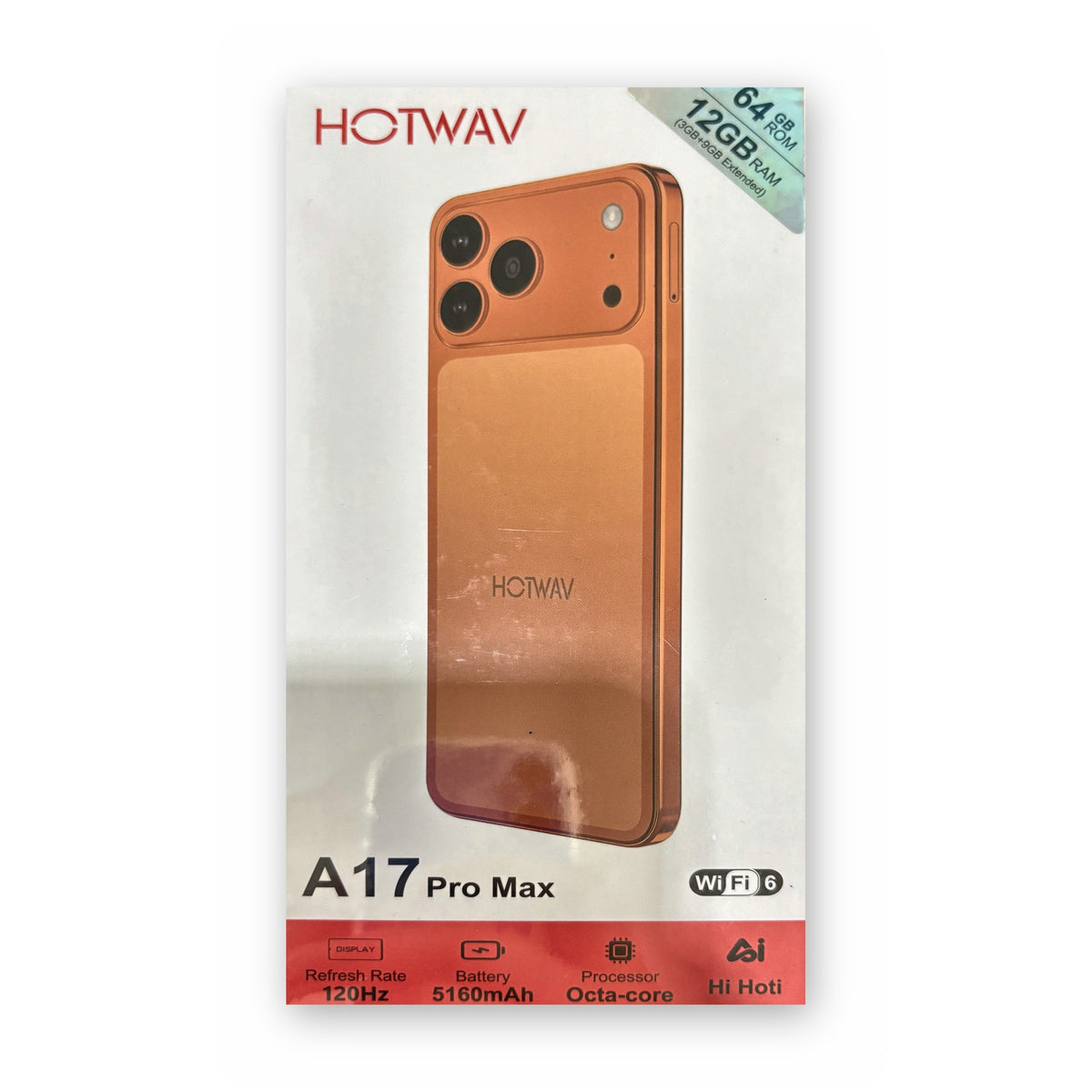 Caja del HOTWAV A17 Pro Max 64GB 3GB RAM