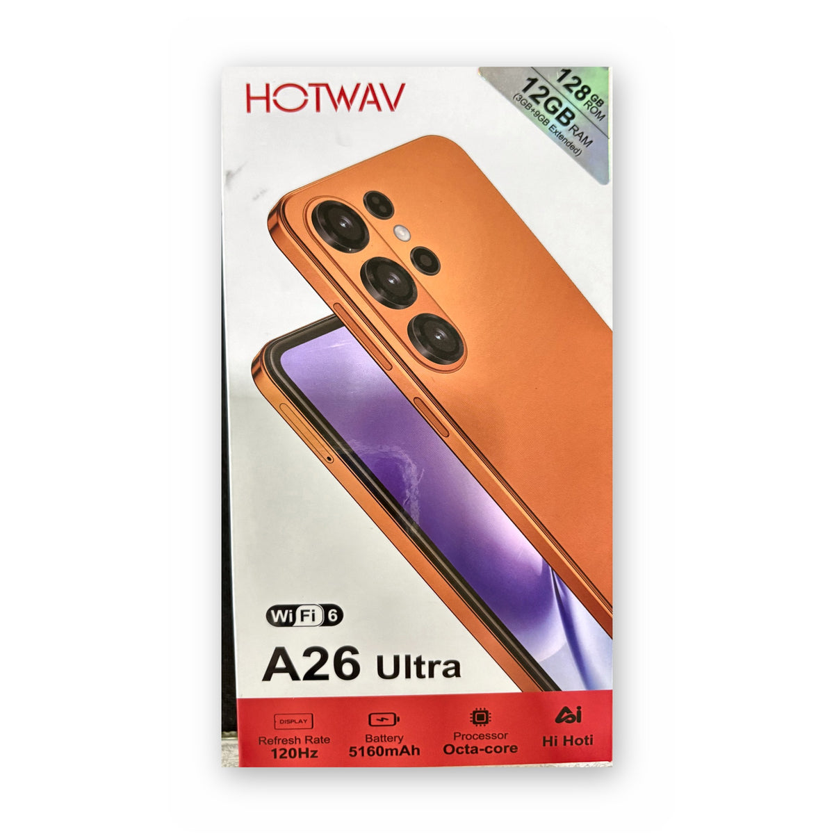 Caja del HOTWAV A26 Ultra 128GB 4GB RAM